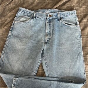 Rustler Men's Light Blue Straight Jeans